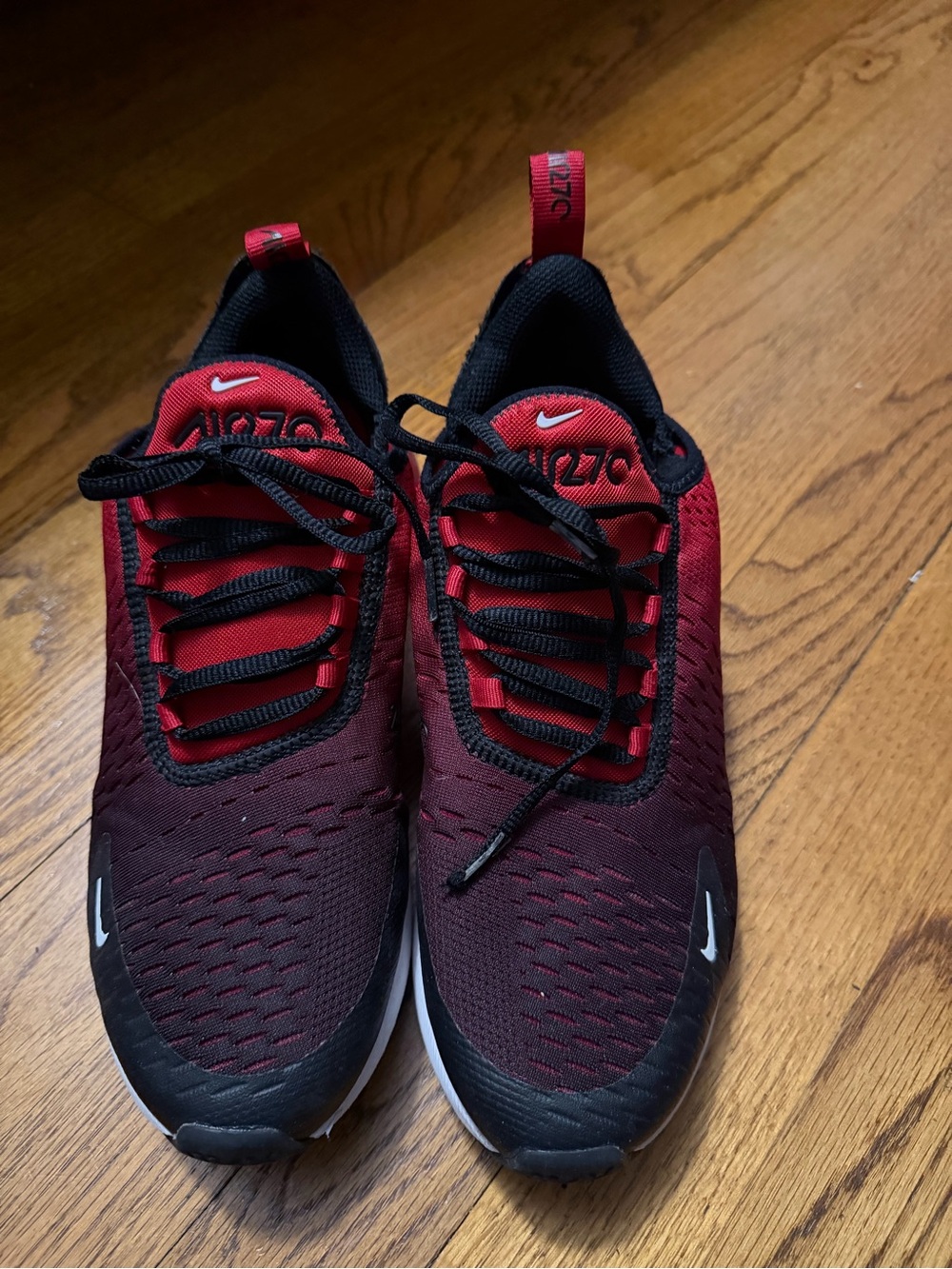 Nike Kids' Air Max 270 Burgundy and Red Youth Sneakers